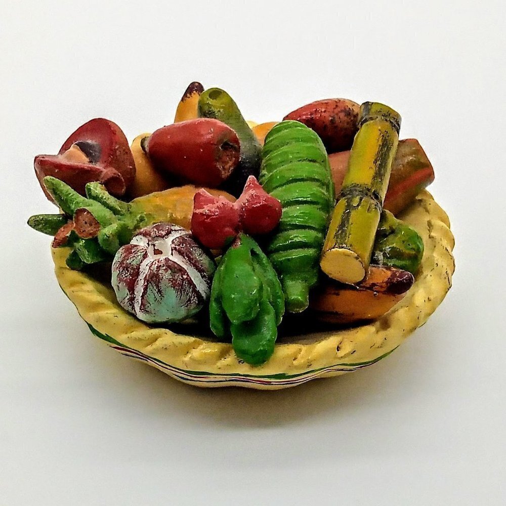 Ceramic Mini Fruit & Vegetable Basket